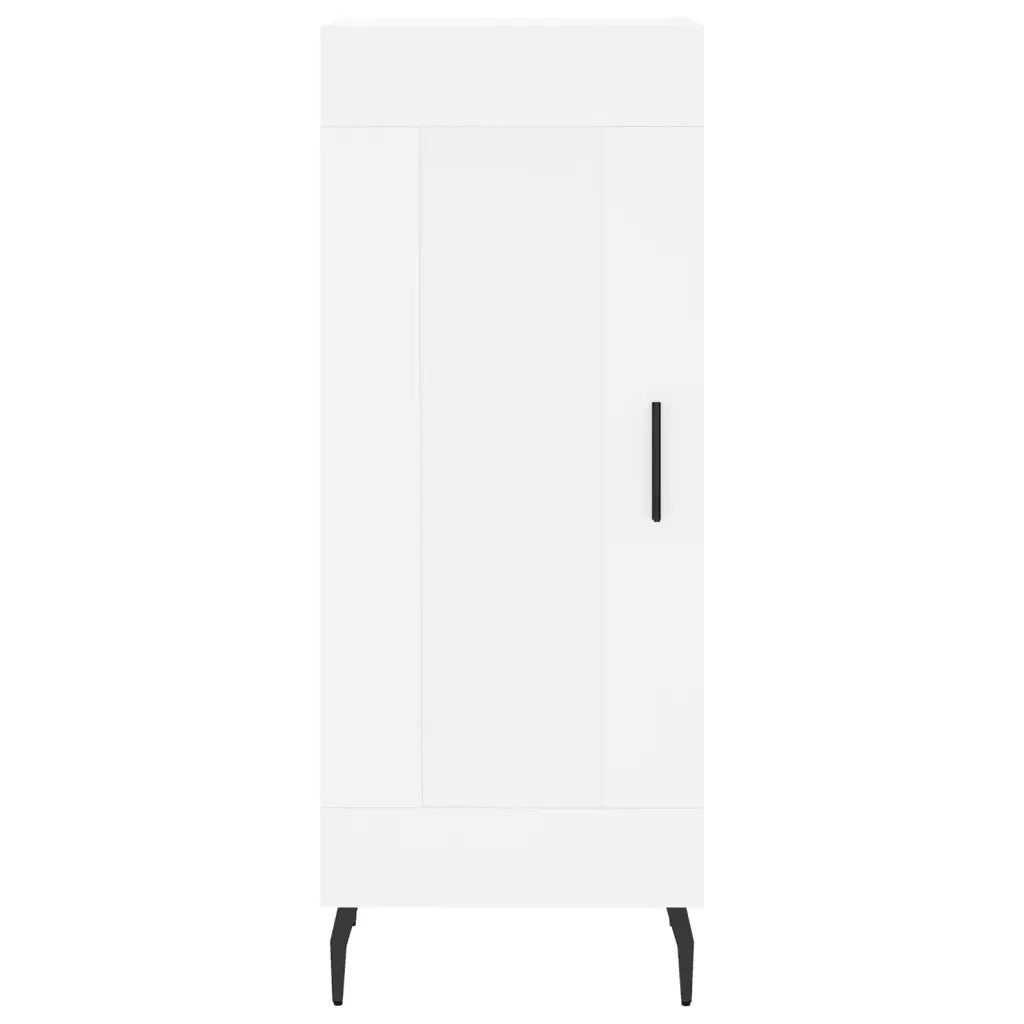 Credenza | Madia | Buffet da pranzo | Armadio da pranzo Bianca 34,5x34x180 cm in Legno Multistrato