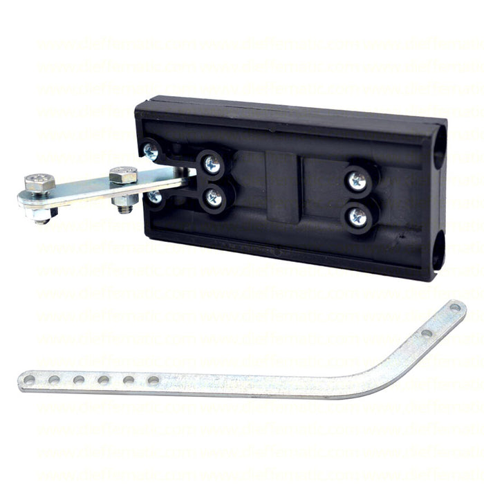 PATTINO COMPLETO CON STAFFA CURVA UNIKO 100405 DFM RICAMBIO