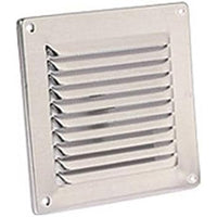 Griglia in alluminio 140x140 mm con rete vecamco 9691-804-600