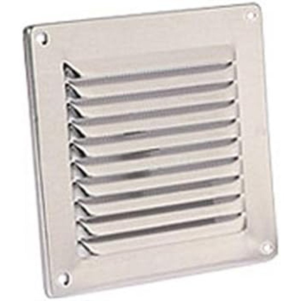 Griglia in alluminio 140x140 mm con rete vecamco 9691-804-600