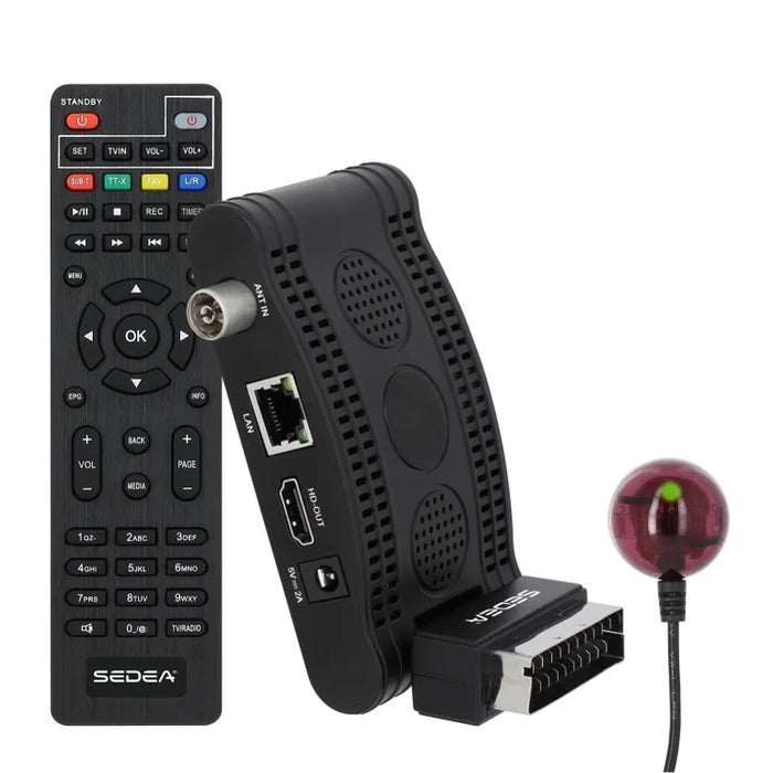 102060 DVB-T2 SNT-360-HD Mini Ricevitore Digitale Terrestre per l'Italia