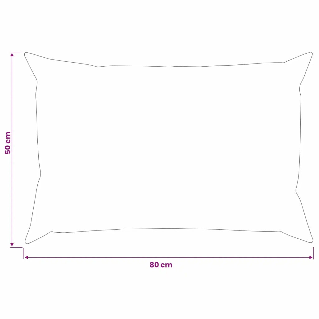Federa 2 pcs HEERLEN Verde Scuro 50 x 80 cm Velluto 911907