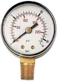 Manometro rad.16 b 232 psi d 50 1/4 b07r4blw1f