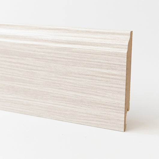 battiscopa 120x14 mdf barocco 240 cm rovere sbiancato cod:ferx.2253