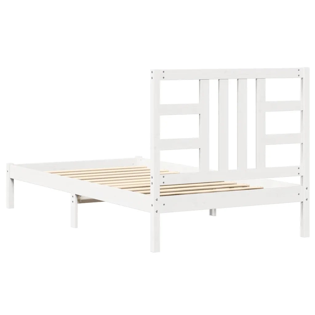 Giroletto Bianco in Legno Massello 100x200 cm 3105396