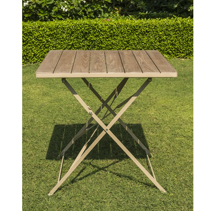 TABLE PLIABLE 115 x 70 cm ROBINIER CERUSE