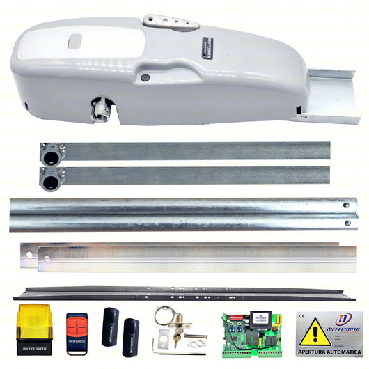 KIT ROCKET 24V PORTA BASCULANTE A CONTRAPPESO + ACCESSORI + ENCODER NO SALDATURE