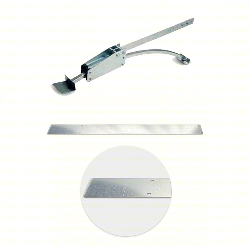 ARCHETTO BRACCIO OSCILLANTE PORTE BASCULANTI CONTRAPPESI + PIASTRA FERRO ZINCATO