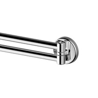 Porta salviette a snodo cromato serie lipari - fissaggio ad incollo o viti