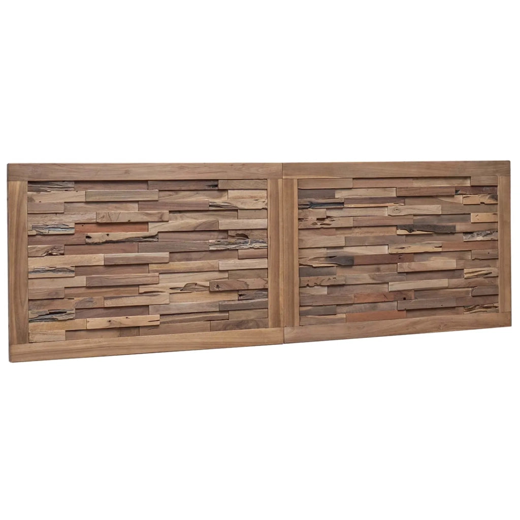 Testiera Naturale 160 cm Legno di teak solido 42024550