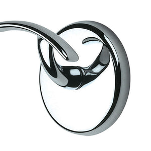 Gancio portabito cromato serie lipari - fissaggio ad incollo o viti