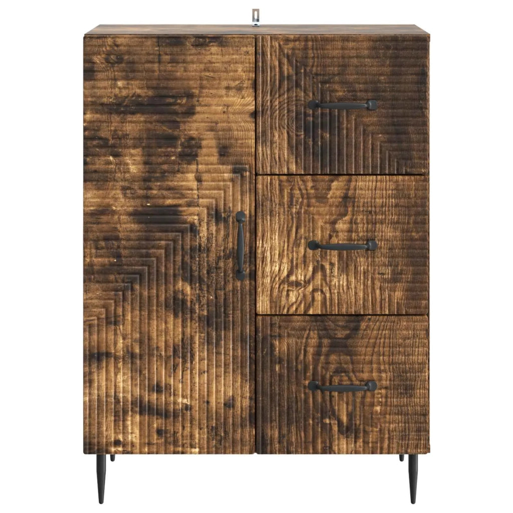Credenza Rovere Fumo 66 x 34,5 x 89,5 cm Legno ingegnerizzato