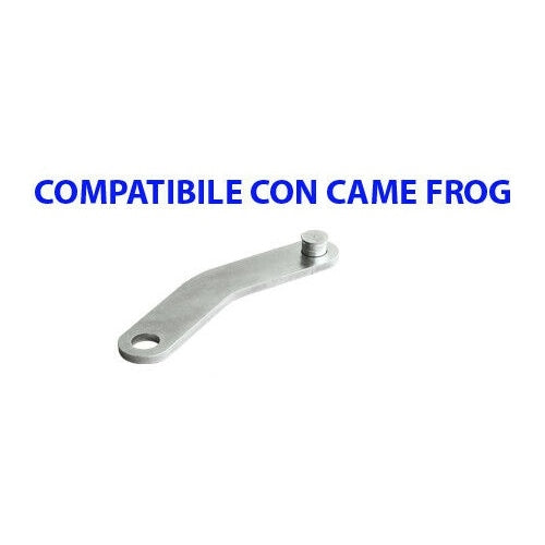 STAFFA LEVA CURVA IN ACCIAIO CON PERNO COMPATIBILE CON CAME FROG - ST9091