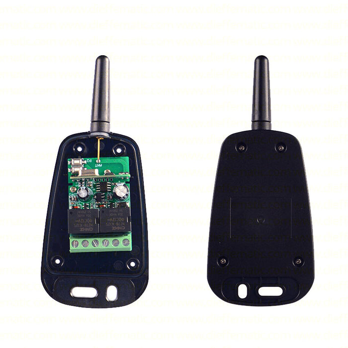 RICEVENTE 2 CH DA ESTERNO 12V 24V YET894 TELECOMANDI 433MHZ FISSI E ROLLING CODE