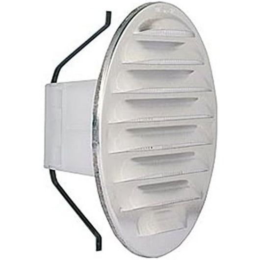 Griglia in alluminio d.130 mm c n molla e rete vecamco 9699-806-