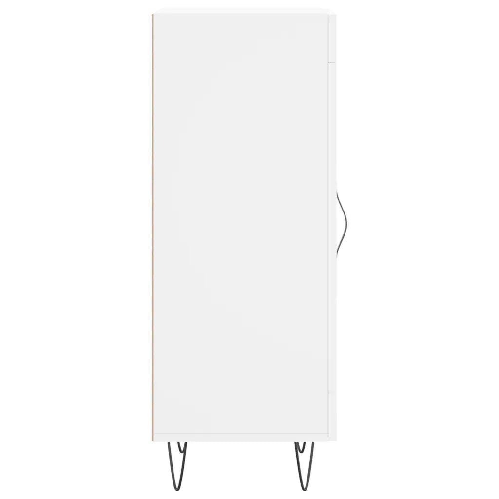 Credenza | Madia | Buffet da pranzo | Armadio da pranzo Bianca 34,5x34x90 cm in Legno Multistrato