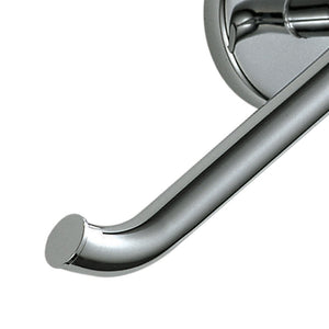 Porta rotolo cromato serie lipari - fissaggio ad incollo o viti