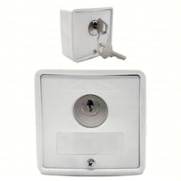 SELETTORE A CHIAVE DA ESTERNO DOPPIO CONTATTO IN ABS COMPATIBILE CON APRITECH