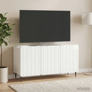 Mobile TV Bianco Lucido 99 x 34,5 x 52 cm Legno ingegnerizzato 894489