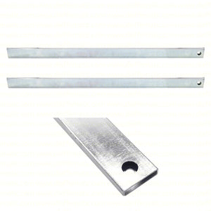 COPPIA BRACCI TELESCOPICI DRITTI PER PORTA BASCULANTE GARAGE BASIC BAZER 755761