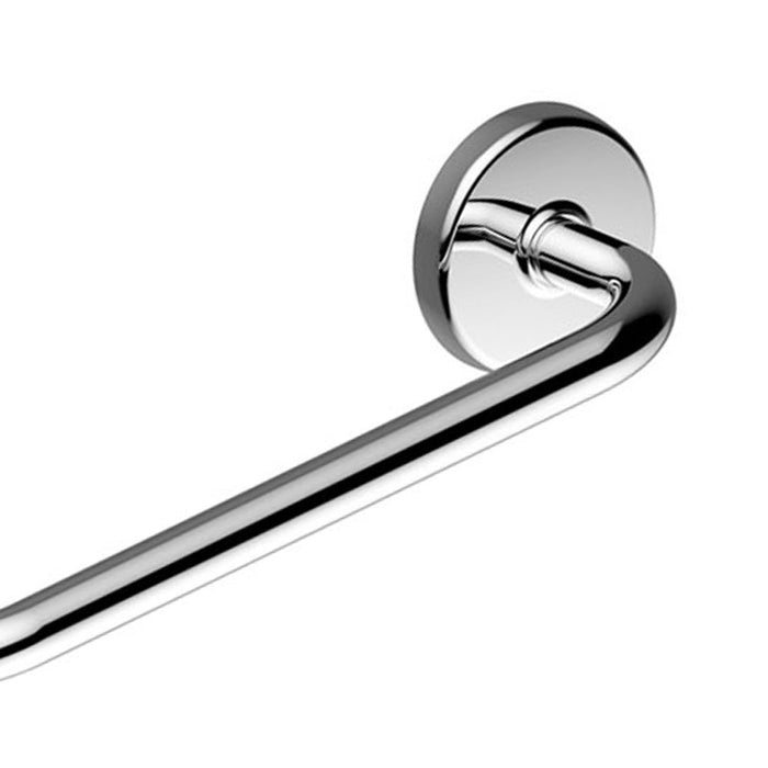 Porta salviette 37 cm cromato serie lipari - fissaggio ad incollo o viti