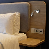 Applique Contemporanea Flexy Acciaio Cromo Led 0,75W 3000K