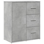 Credenza | Madia | Buffet da pranzo | Armadio da pranzo Grigio Cemento 60x31x70 cm in Legno Multistrato