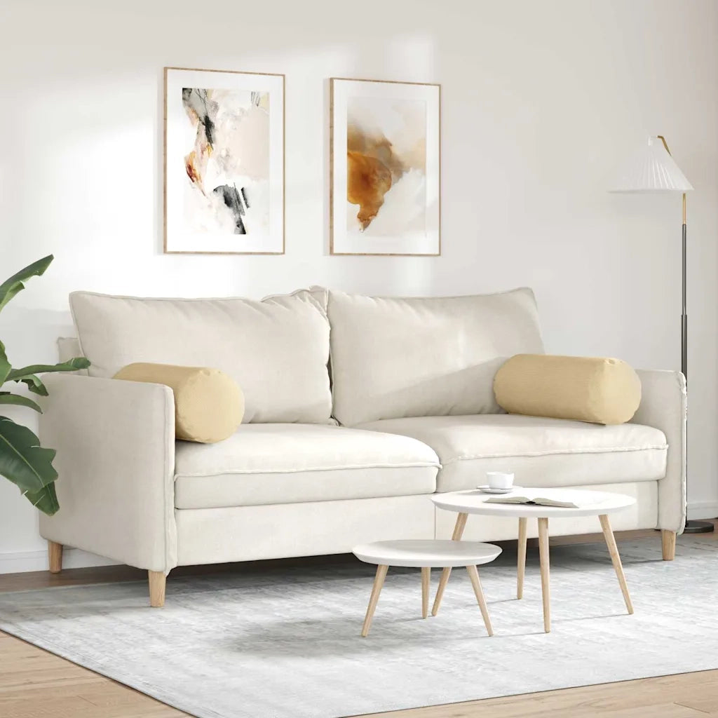 Cuscini a rullo 2 pcs Grigio Verde Ø 25 x 70 cm