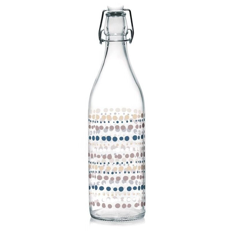 MAURY'S BOTTIGLIA LOOK CON POIS COLRATI CON TAPPO A CHIUSURA ERMETICA 1LT