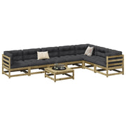 Set Divani da Giardino 8 pz in Legno Impregnato di Pino 3299477