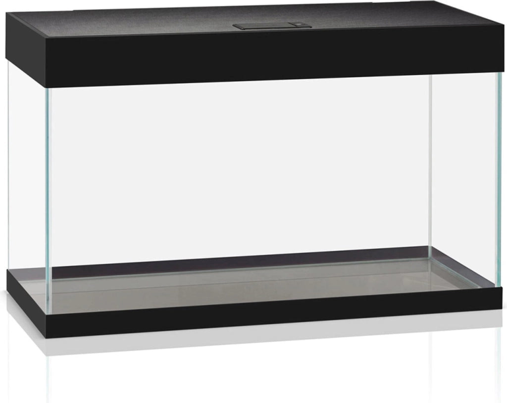 Aquael OptiSet 200 cm101x41x56h senza supporto - acquario in extrachiaro con illuminazione LED Colore: Nero
