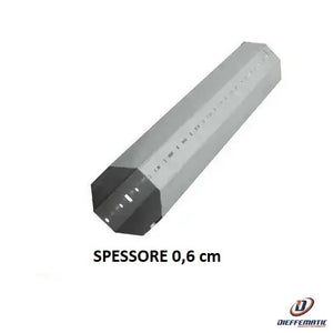 Albero Ottagonale Avvolgile Tapparella Tubo Rullo Palo Asse D. 60 Lungo 1 METRO