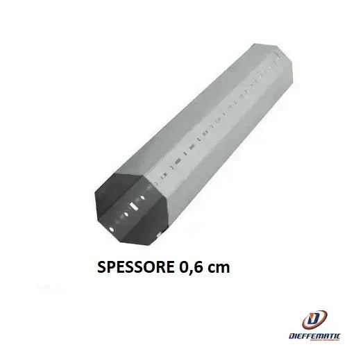 Albero Ottagonale Avvolgile Tapparella Tubo Rullo Palo Asse D. 60 Lungo 1 METRO