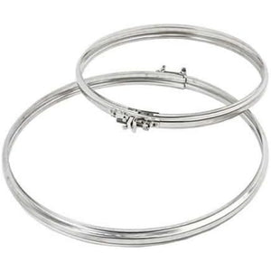 Fascetta stringitubo acciaio inox - canne fumarie - tutte le mis