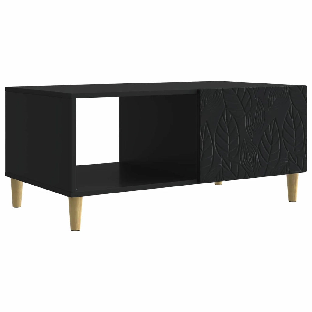 Tavolino da salotto Nero 90 x 50 x 40 cm Legno ingegnerizzato 895186