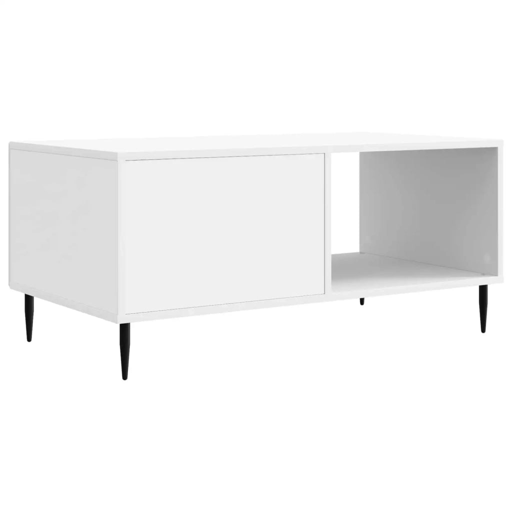 Tavolino da salotto Bianco 90 x 50 x 40 cm Legno ingegnerizzato 894955