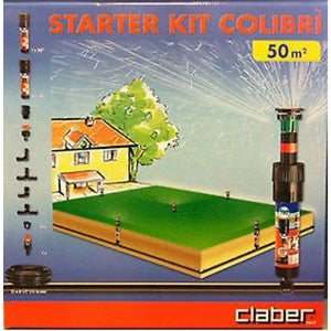 Claber 90200 kit colibri system 50 metri quadrati irrigazione a