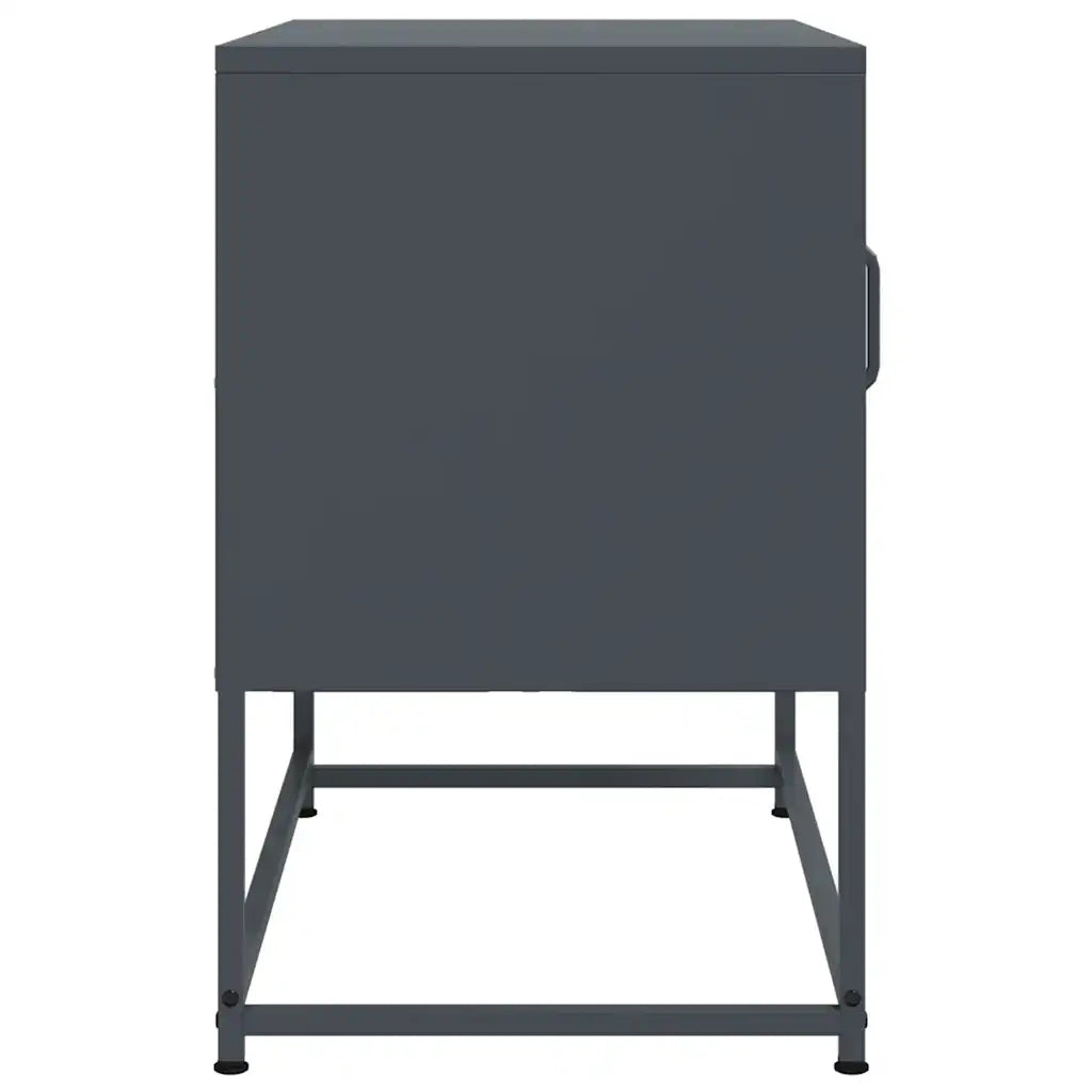 Mobile TV Antracite 68x39x60,5 cm in Acciaio