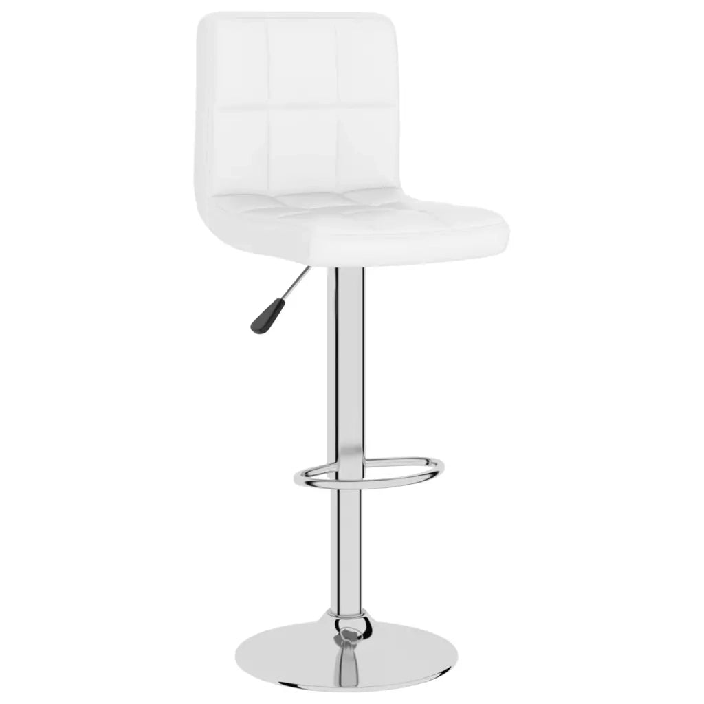 Sgabello da Bar Bianco in Similpelle 334219
