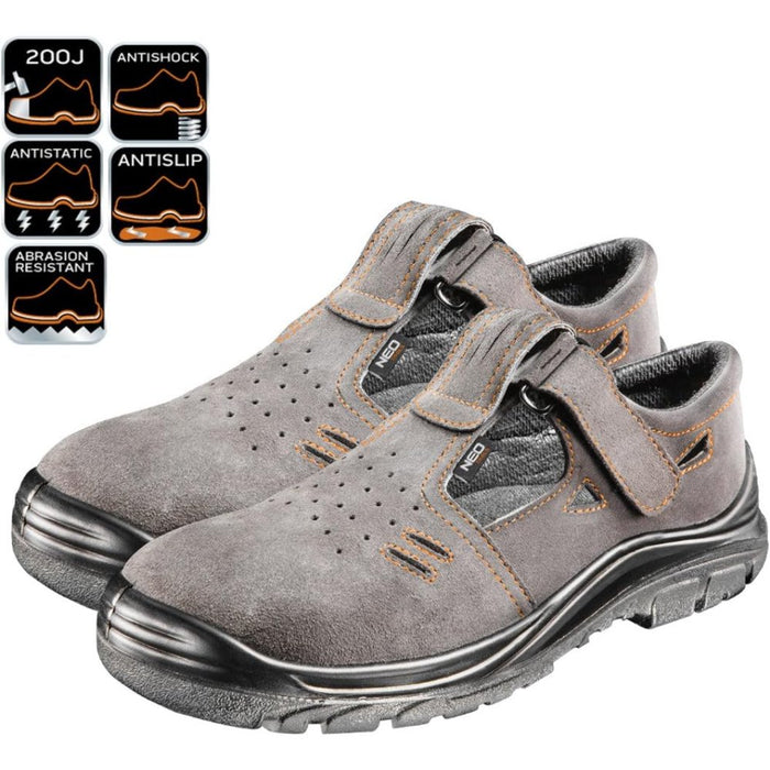 Topex 82-080 sandali da lavoro, , s1 sra, scamosciato, 39