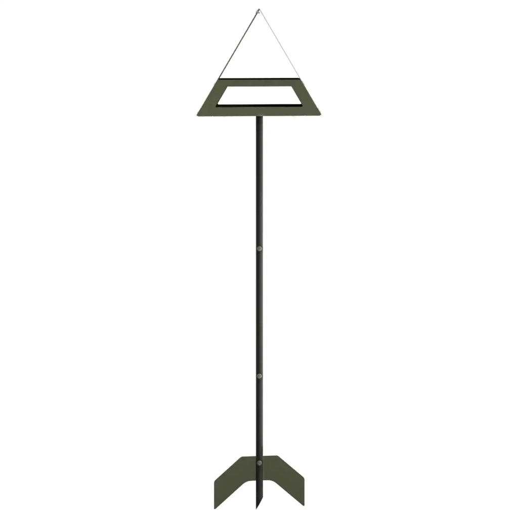 Mangiatore per Uccelli Acciaio Verde Oliva 8014213