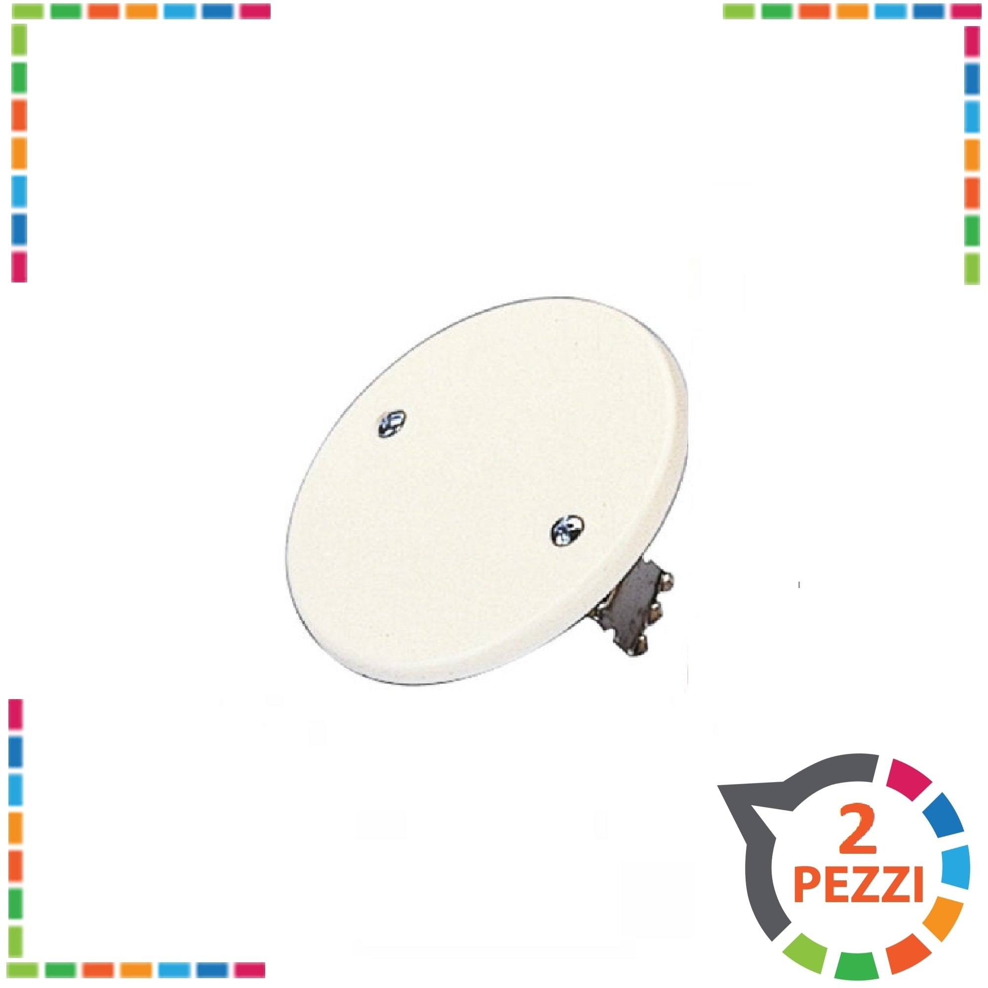 Coprifori a espansione tondi cassetta derivazione incasso 2pzØ85coperchi scatola