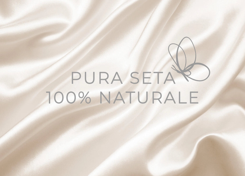 Federa Guanciale Cuscino Letto 100% Seta Chiusura Zip In Tinta Unita - Federa - Blu