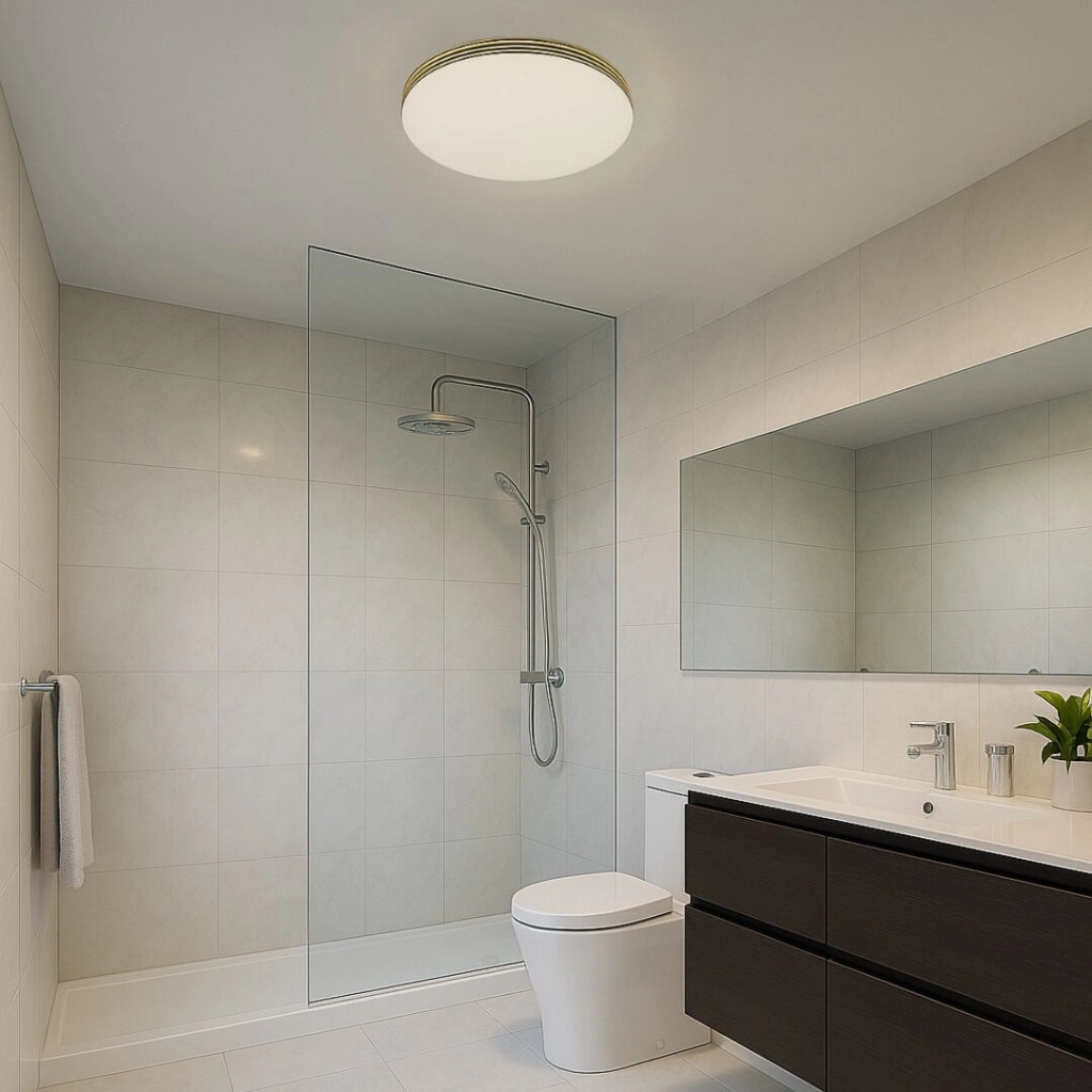 Plafoniera LED Toma 18W bianco oro rotonda Rabalux