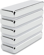Magnetici Neodymium rettangolari - Forti e Versatili - 5 pezzi - 30 x 10 x 4 mm