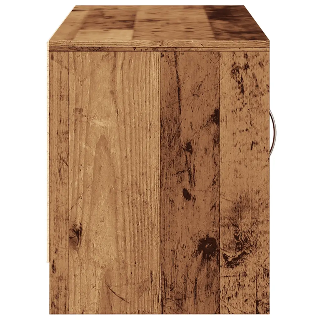 Mobile Porta TV Legno Antico 102x30x37,5 cm Legno Multistrato 855816