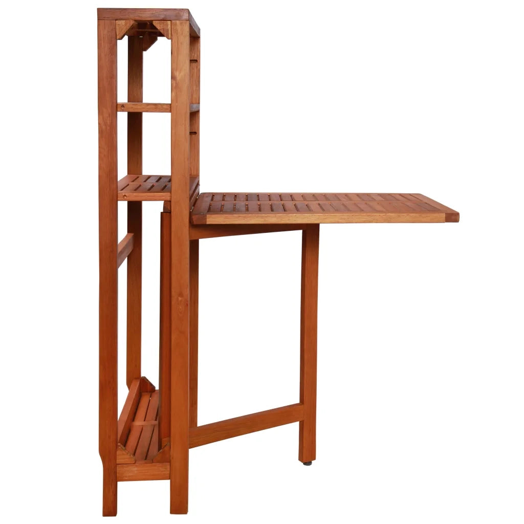 Set da Bistrot 3 pz Pieghevole in Legno Massello di Acacia 44013