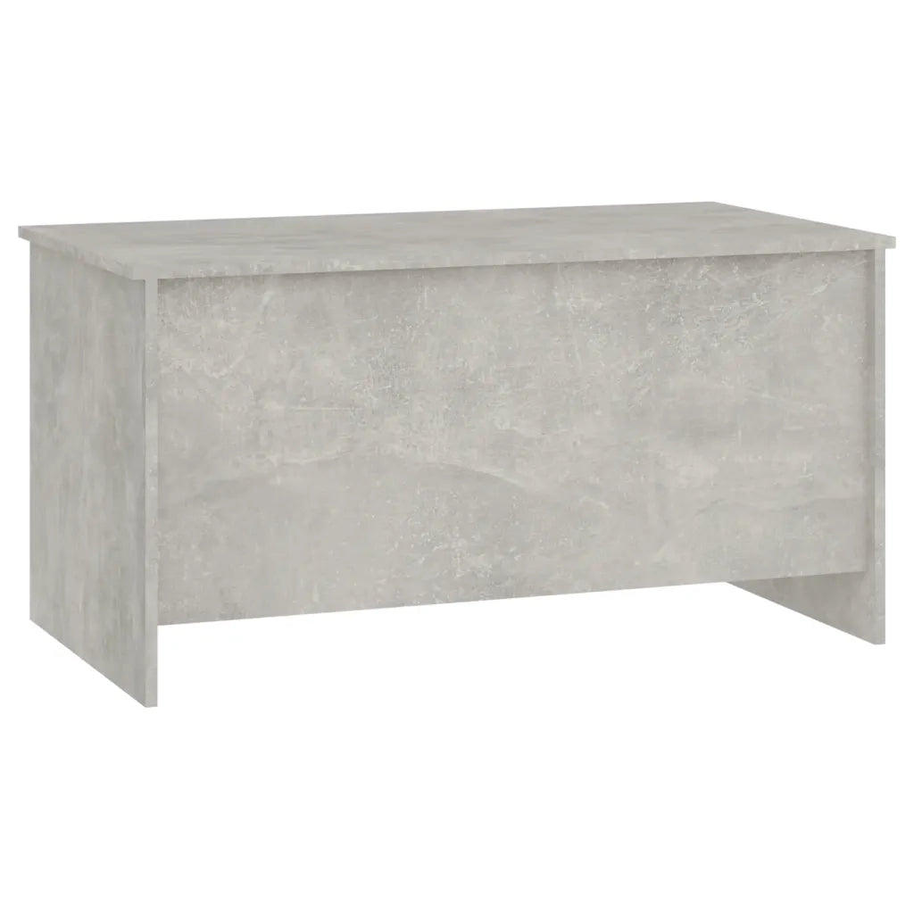 Tavolino Grigio Cemento 102x55,5x52,5 cm in Legno Multistrato 809669
