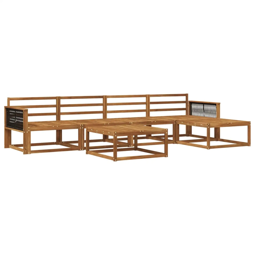 Set di divani da esterno 6 pcs Naturale 3382502