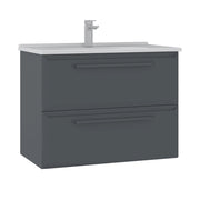 Mobile lavabo "Nuvola 80 v2" - 80 x 50 x 62 cm - Antracite